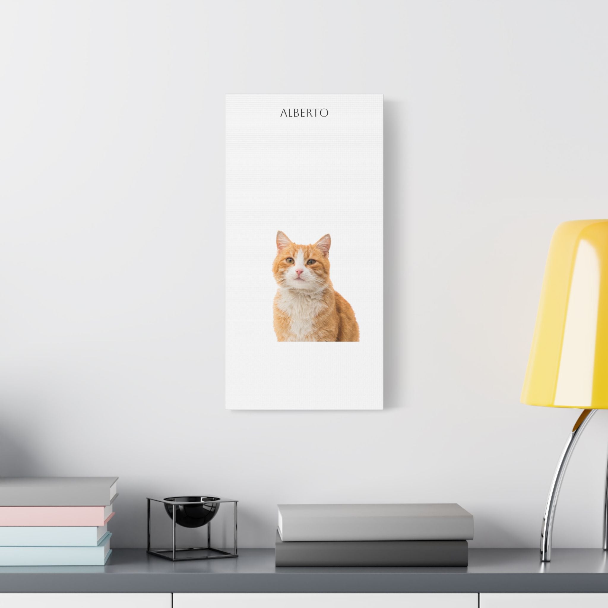 Pet Portrait Satin Canvas (Stretched)
