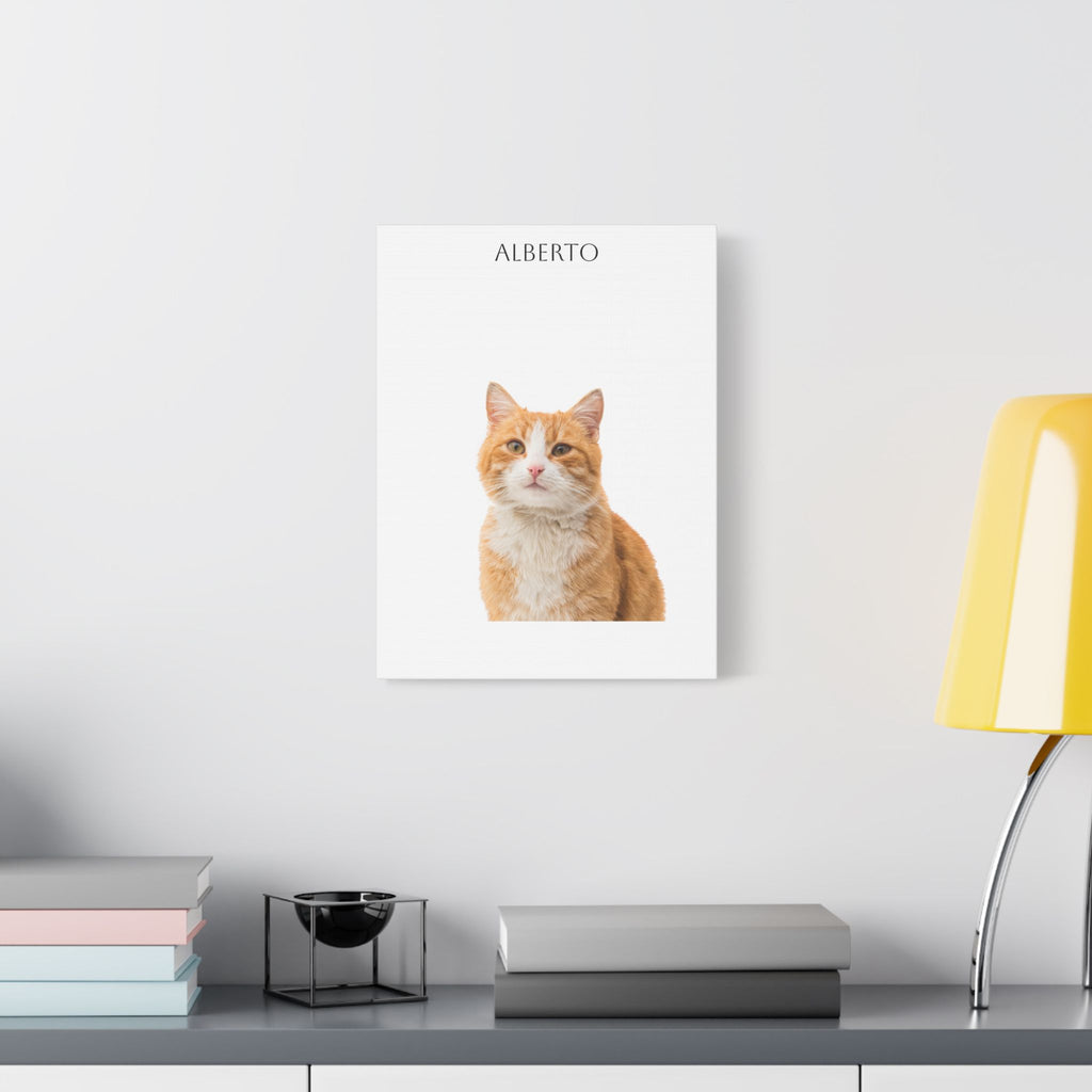 Pet Portrait Satin Canvas (Stretched)