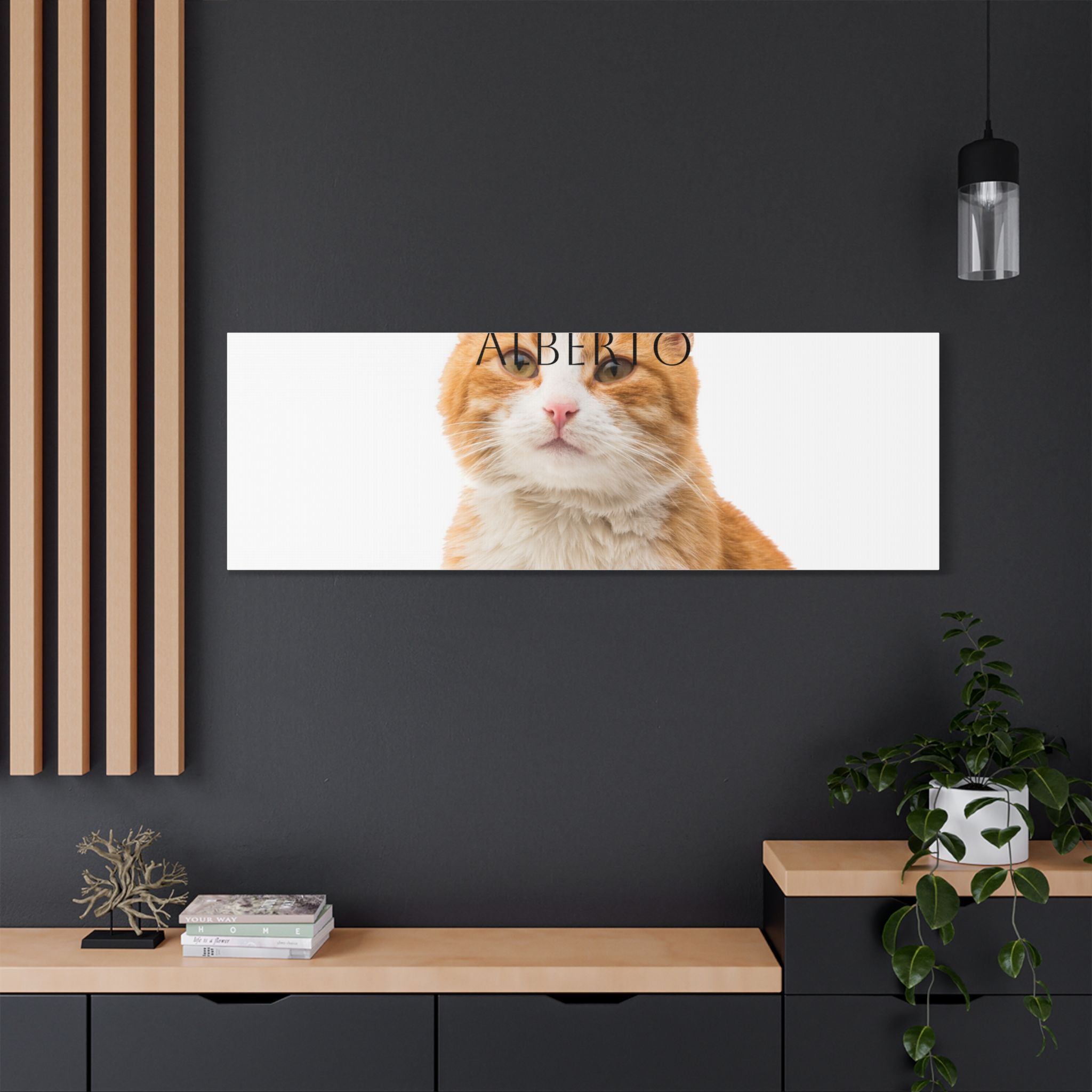 Pet Portrait Satin Canvas (Stretched)
