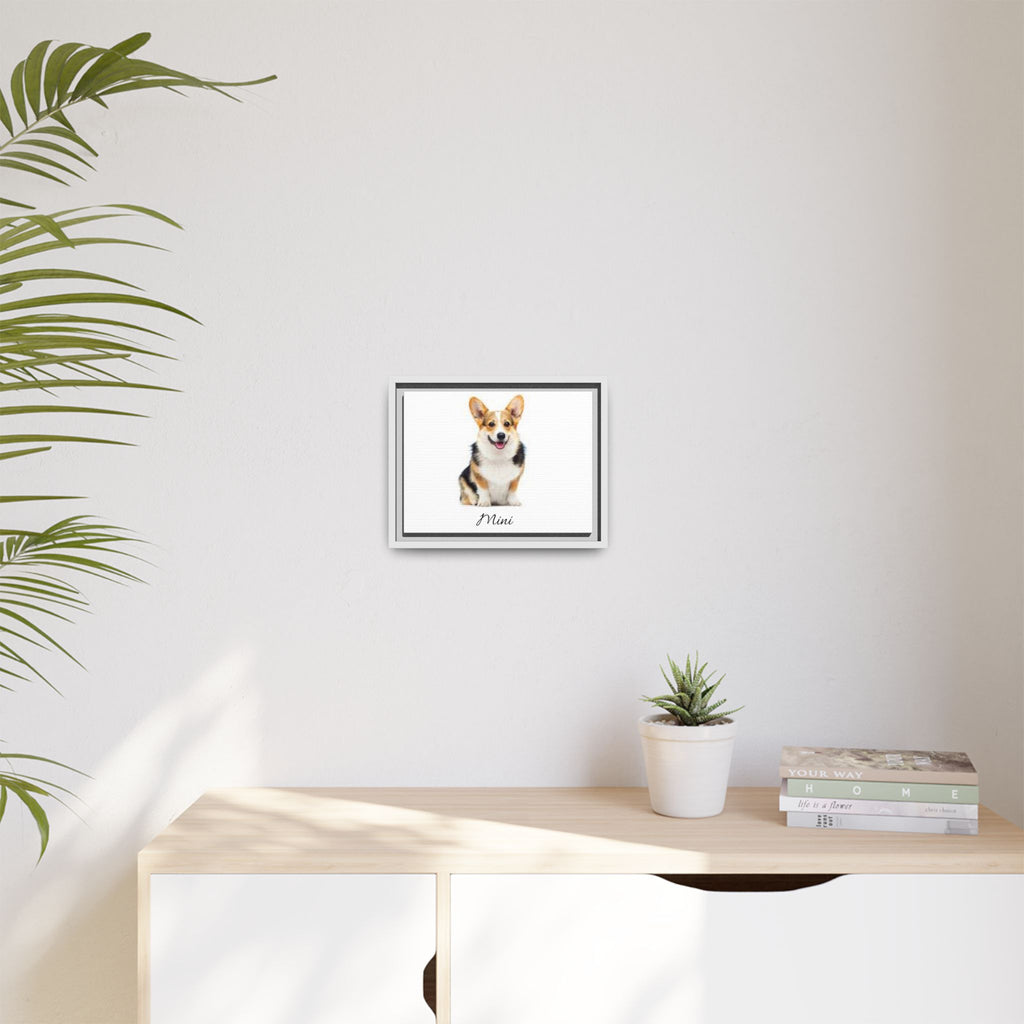 Framed Matte Canvas Portrait – Personalized Wall Art
